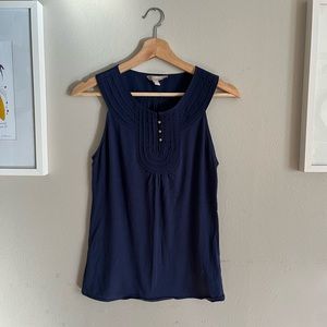 Banana Republic• Blue Collared Tank Top, XS
